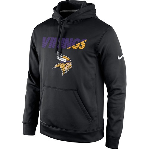 NFL Minnesota Vikings Nike Kick Off Staff Performance Pullover Hoodie - Black